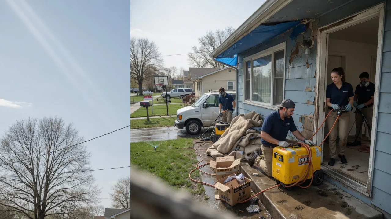 Basement Flood Cleanup in Paris, IL near me